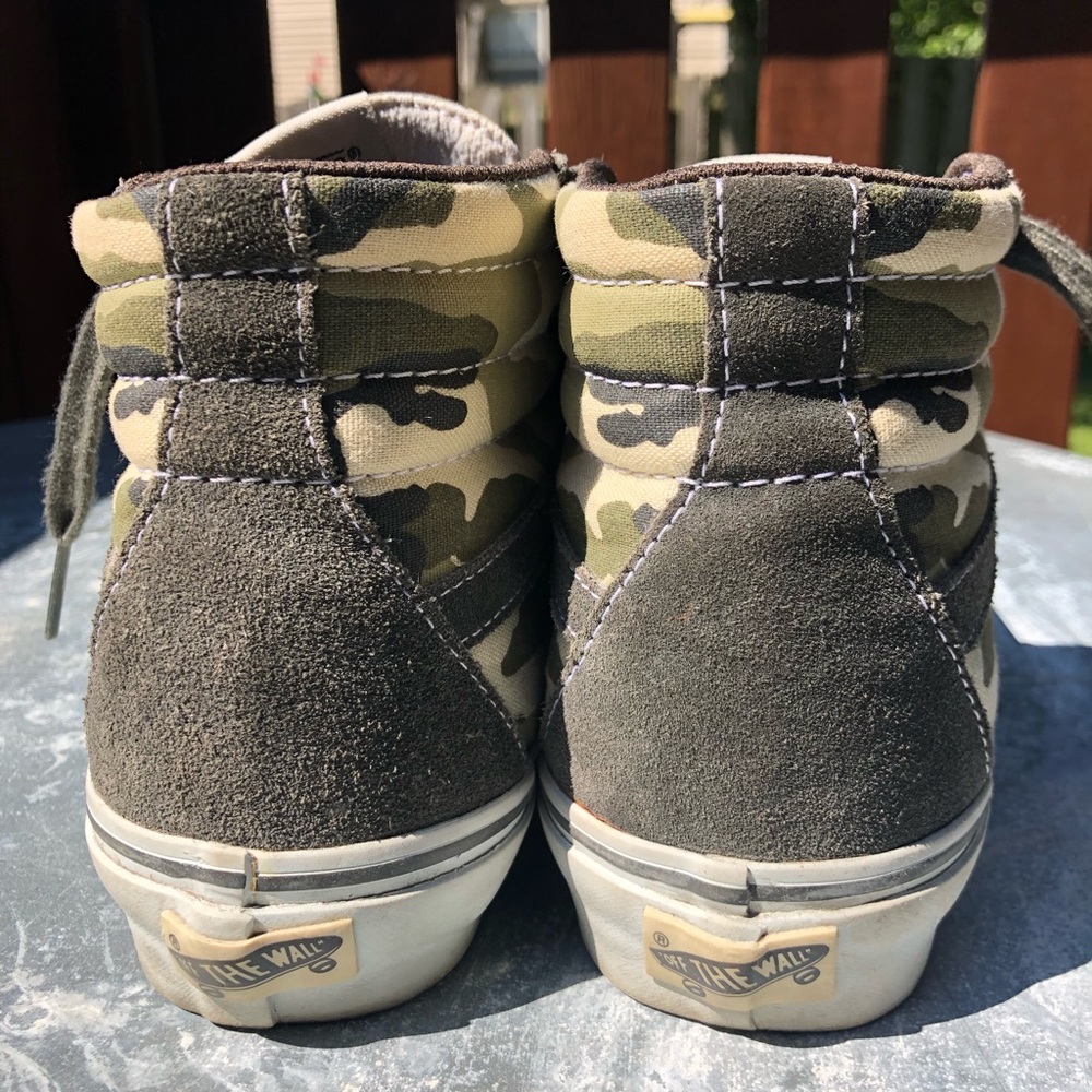 RARE Vans Skate Hi Camo 6 W 4.5 M - Picture 4 of 9